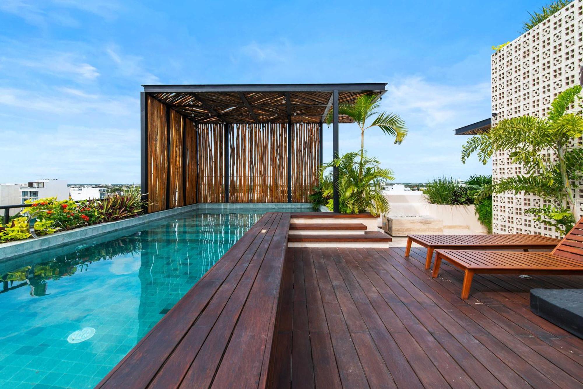 Stunning 2br With Plunge Pool - Rooftop Sea Views Apartamento Playa del Carmen